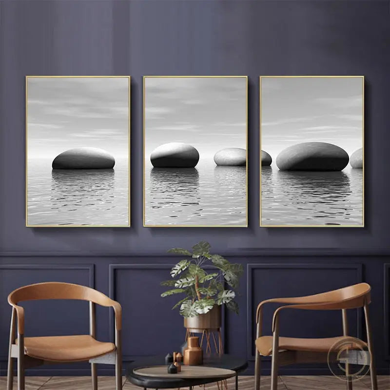Tableau Cailloux Zen