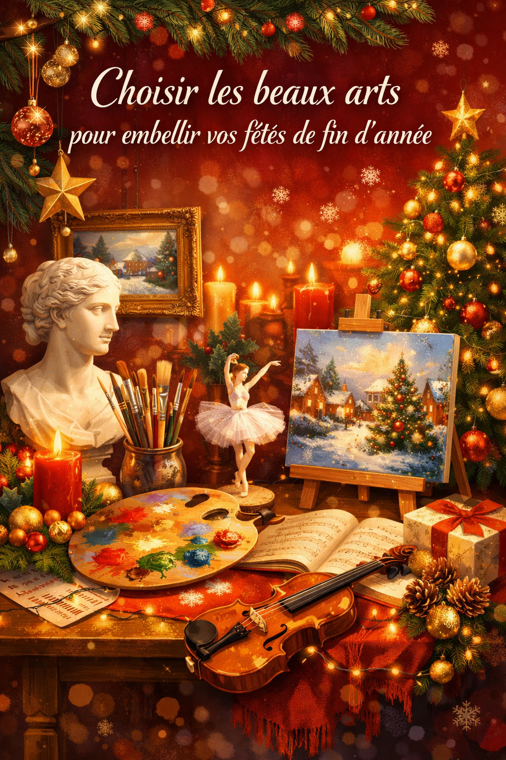 Choisir les beaux arts pour embelir vos fêtes de fin d'année