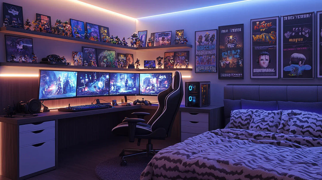 Déco chambre gaming; un style pour une chambre ado garçon gamer