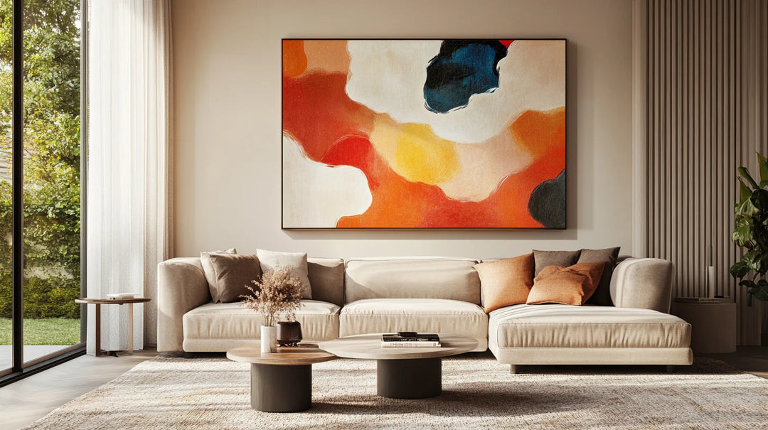Quel type de grand tableau choisir pour décorer son salon ?