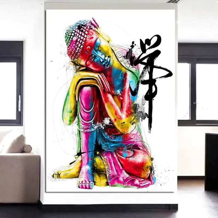 Grand Tableau Coloré Pop Art ✓ stree ✓ Street ✓ tableau 