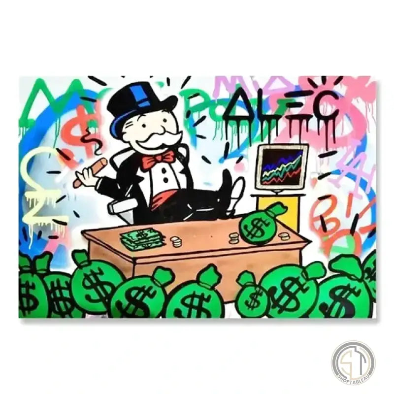 Alec Monopoly Champagne stree ✓ Street Art