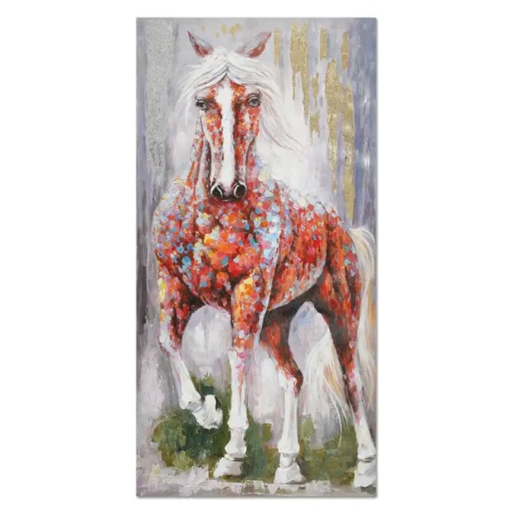 Peinture cheval moderne