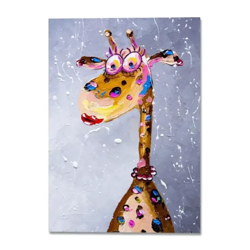 Tableau giraf pop art