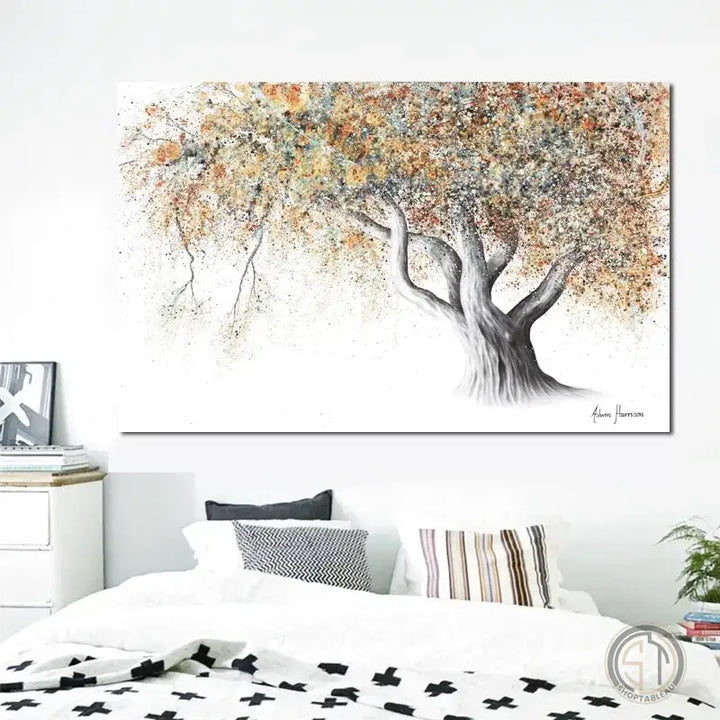 Tableau Arbre Coloré arbre ✓ Original ✓ tableau coloré