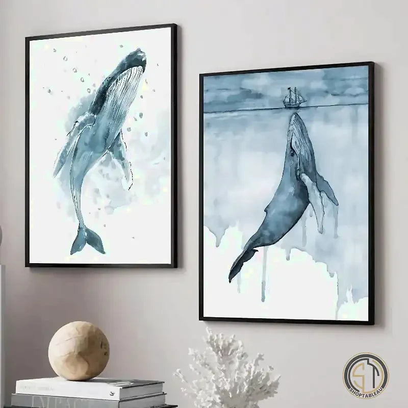 Tableau Baleine Animaux