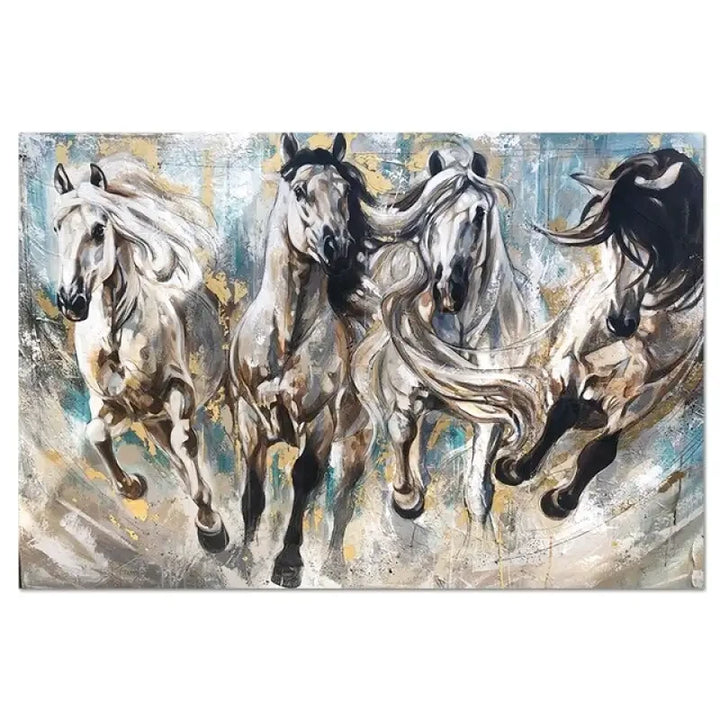 Toile Chevaux Peinture 