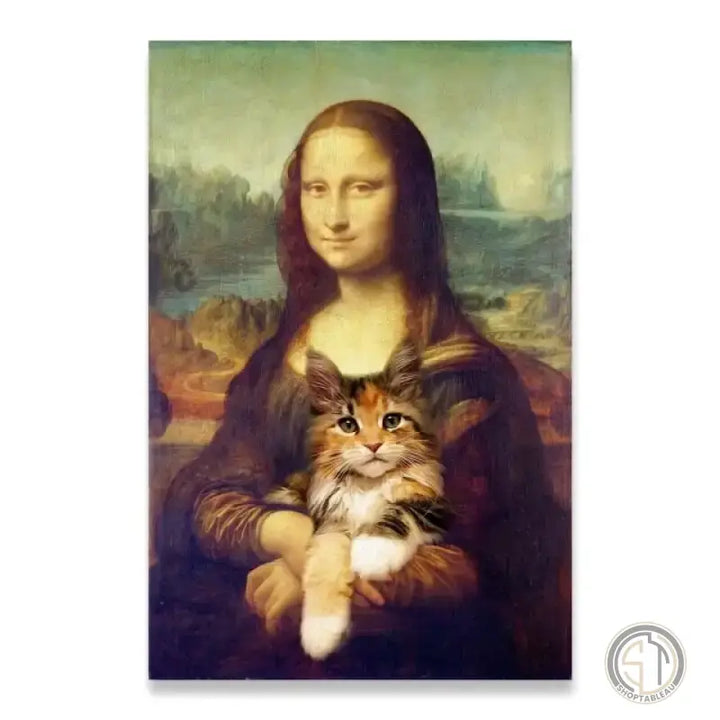 Tableau Comique chat ✓ Original