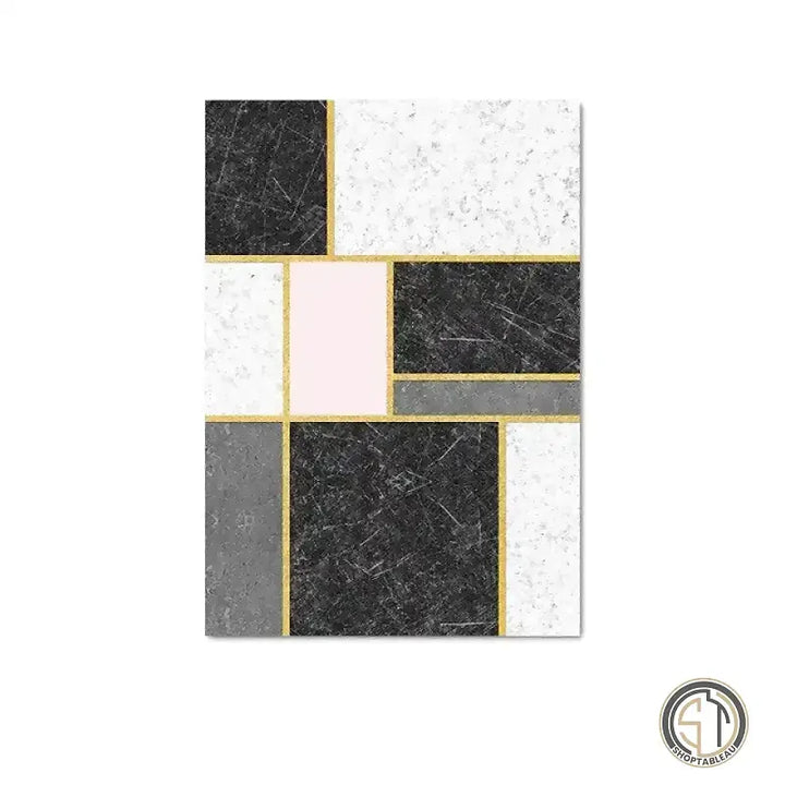 Tableau Rectangle Tableau Contemporain Rectangulaire – Shop Tableau