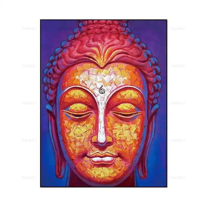 Tableau Deco Zen bouddha ✓ tableau coloré