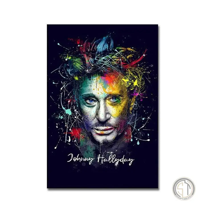 tableau Johnny Hallyday