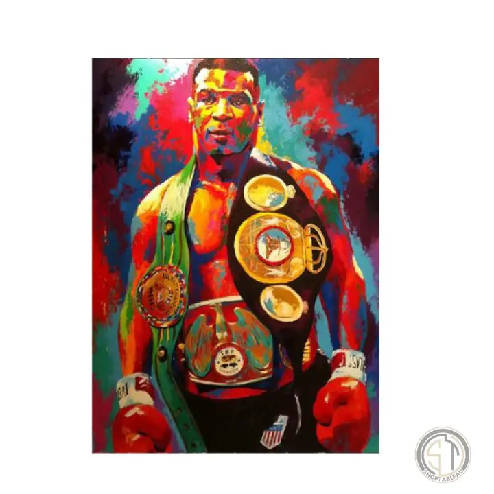 Tableau Mike Tyson Pop Art ✓ Street