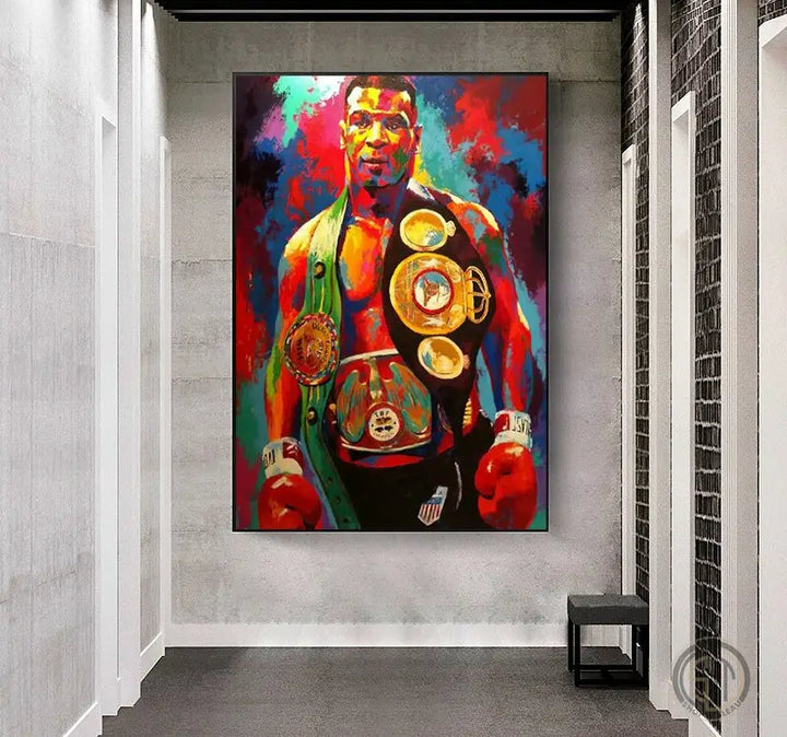 Tableau Mike Tyson Pop Art ✓ Street