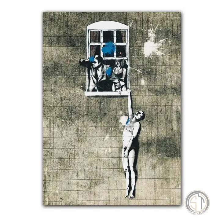 Tableau de Banksy Street Art