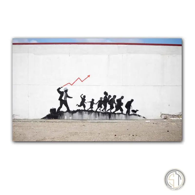 Tableau de Banksy Street Art