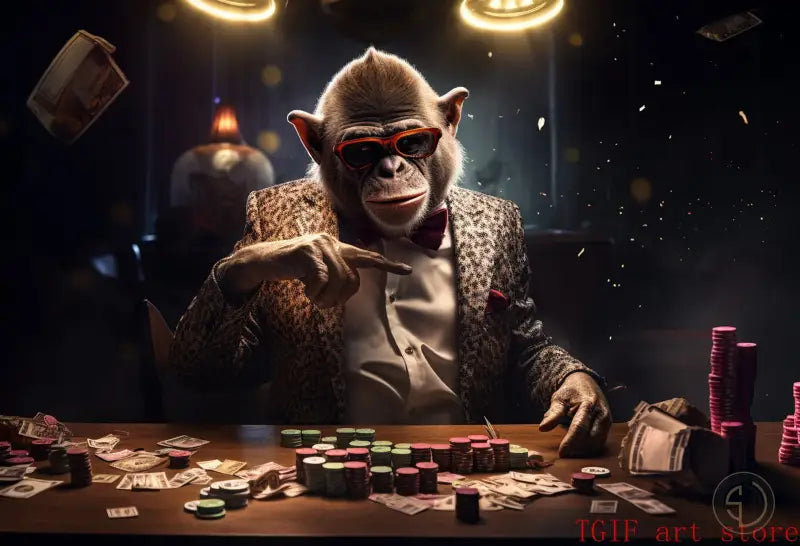 Tableau Singe Poker poker ✓ tableau singe