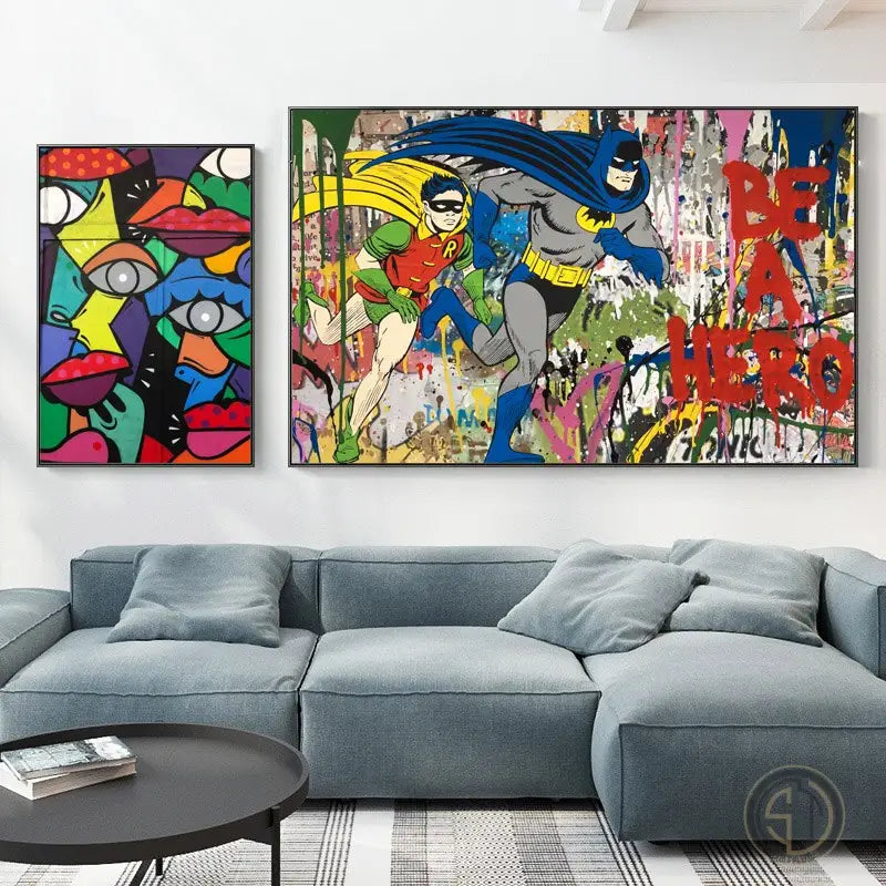 tableau hero pop art 