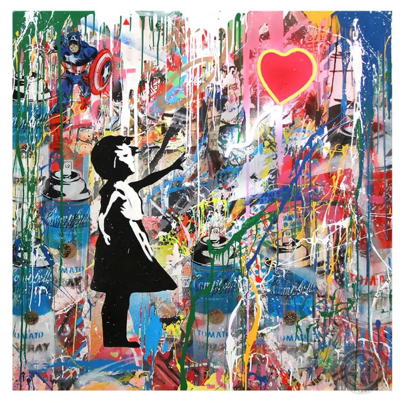 Toile Bansky Pop Art ✓ Street