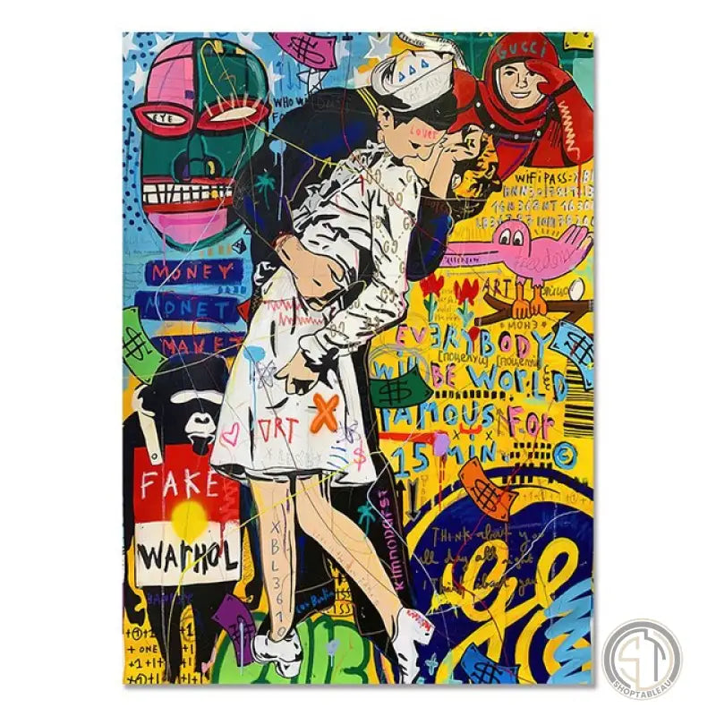 Toile Graffiti Pop Art ✓ Street