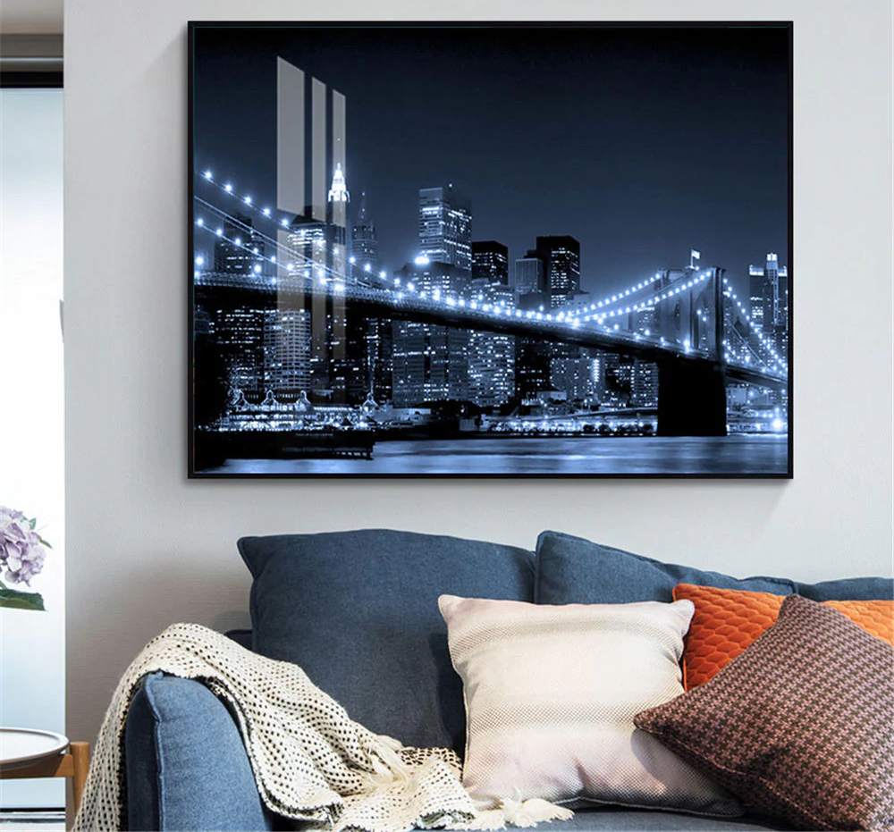 Toile New York Design ✓ Moderne ✓ new york ✓ Noir et Blanc