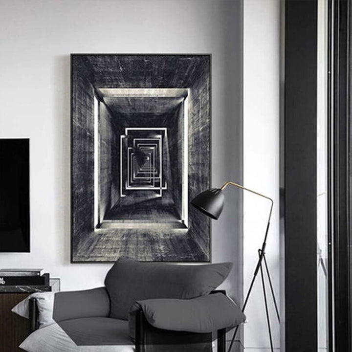 Tableau Escalier Moderne ✓ Noir et Blanc ✓ Original