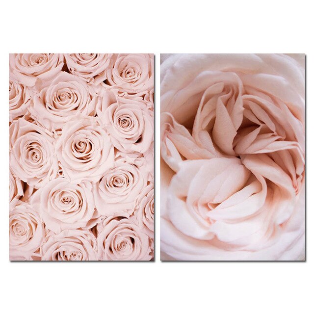 Toile Fleur Rose 