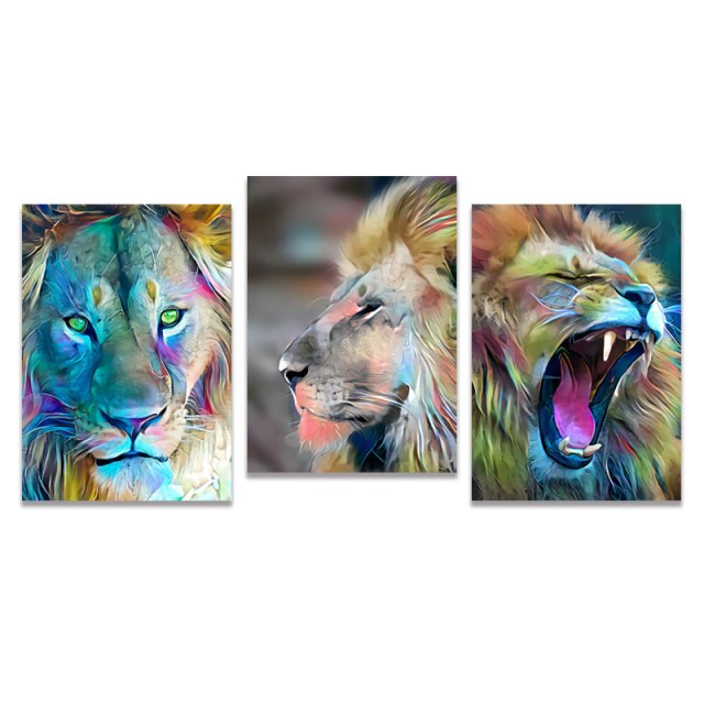 Lion tableau