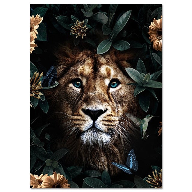 Tableau Lion 