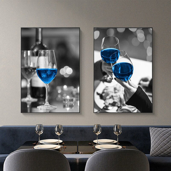Tableau Vin Bleu 
